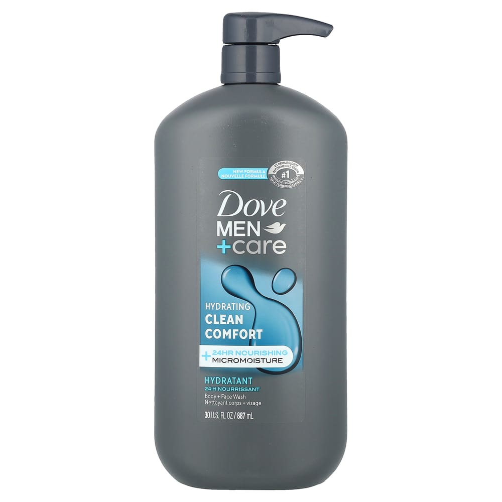 

Гель для душа и умывания Dove Men+Care, Clean Comfort, 887 мл (30 жидких унций) 887ml - 1 ea