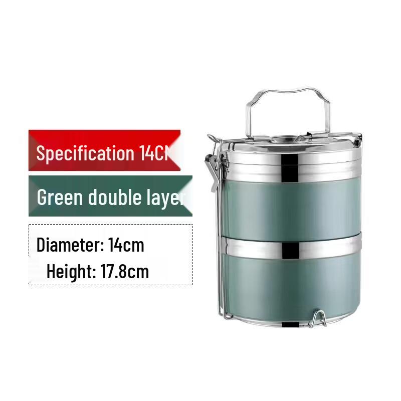 Portable 304 Stainless Steel Insulated Lunch Box