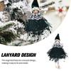 Christmas Angel Dolls Home Adornment Hanging Decor Prop Adorable Festival Pendants Xmas Tree Pendant Holiday Adornments Props