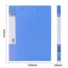 Deli 5302AS A4 Metal Double Clip File Folder