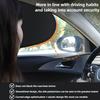 Car Side Window Curtain Universal Foldable Auto Sun Shade Cover Front Rear Side Window Shield Private Anti Sun UV