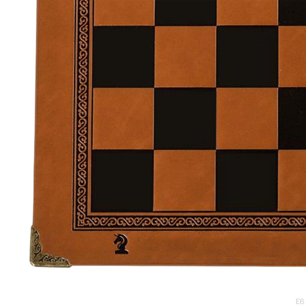 Checkerboard Mat Placemat Washable PU for Tabletop Chess Club