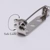 20pcs 20 25 32mm Plated Brooch Clip Base Blank Safe Lock Brooch Base Pin For Jewelry Making Findings Diy Jewelry Accessories