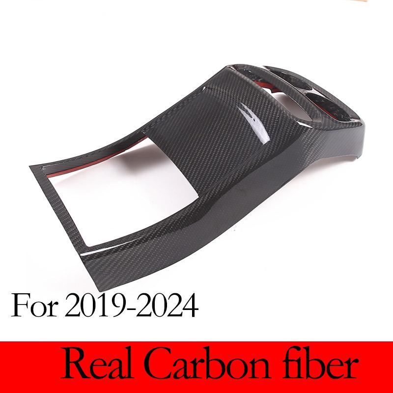 For Mercedes-Benz G-Class W464 W465 2019-2026 Carbon Fiber Rear Air Condition Outlet Vent Frame Cover Trim Car Accessories