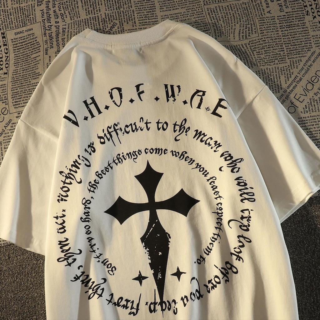 Футболка с принтом на санскрите Magic Formation для мужчин и женщин, уличная одежда в стиле ретро, ​​летняя модная тенденция, повседневный удобный топ с короткими рукавами для пар, Harajuku