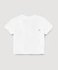 ROVVE Cropped Cut Off Logo T-Shirt (White)