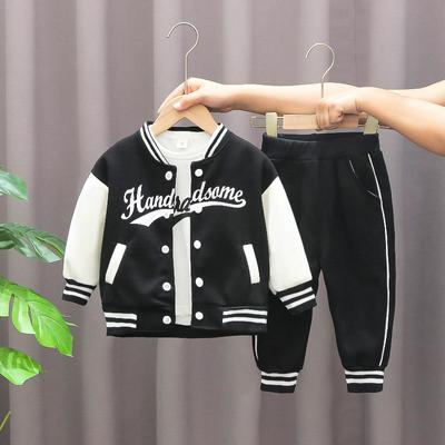 Kids Baseball Clothing Suit Boys Girls Casual Sports Sets Coat Pants Tripartite Spring Autumn Thin Baby Tracksuit Outfits