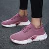 2024 sports shoes men's breathable flying woven trendy shoes women's versatile fashion and lightweight couple casual running shoes spot