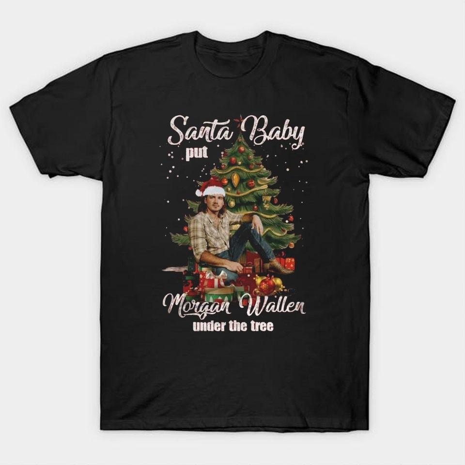 New Morgan Wallen christmas Christmas Gift Unisex S-5XL Shirt DO388 Unisex T-Shirt S