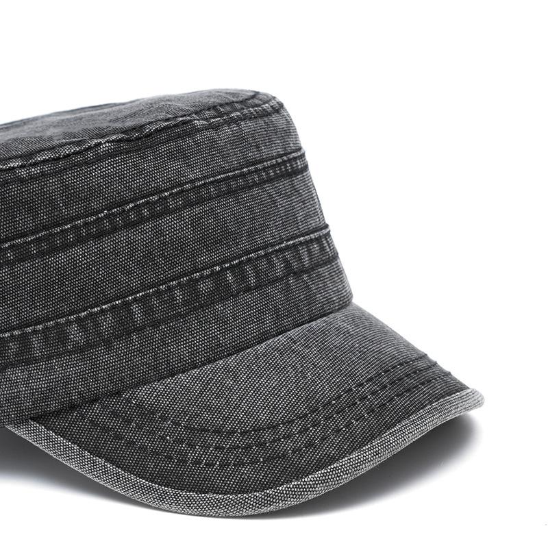 Platt hatt Herr vår sommar sportkeps utomhus solskydd solhatt