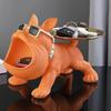 Decoration entrance porch home light luxury French pitbull shoe cabinet dog decoration
