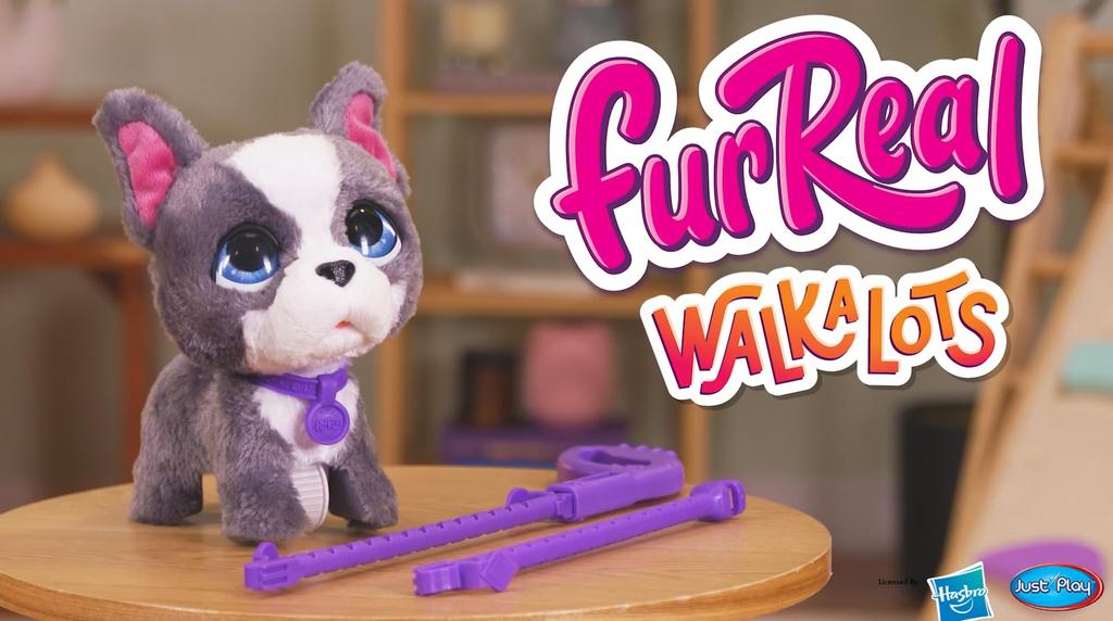 Hasbro FurReal Walking Puppy Electric Plush Electronic Interactive Suitable for Ages 18 Months and G4260 (Gray), Toy, Pet, Pet, Up, (Authentic