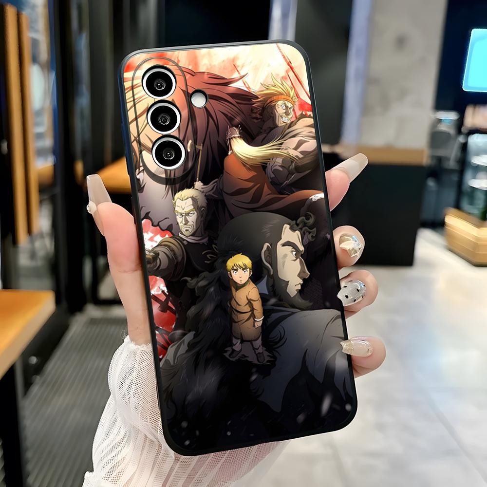V-Vinland Saga Manga Phone Case For Samsung S26 S25 Plus S20 S20 Plus S22 Ultra S23 FE S21 Plus S21 Ultra Soft Cover