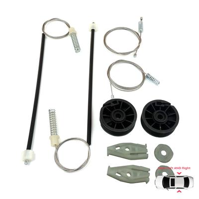BWR912+BWR913 Fensterheber Reparatursatz Hinten Links Rechts für Peugeot 206 CC 2D T16 2000-2008 2-Türer Coupe Cabrio 922457 922458