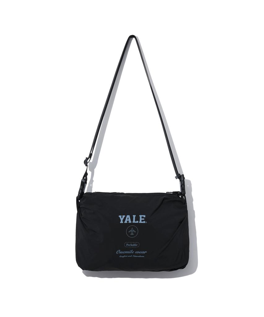 Yale Embroidery Dan Lightweight Packable Windbreaker_Black