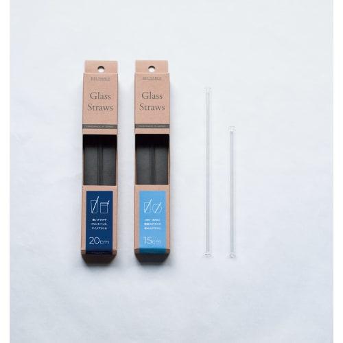 Hirota Glass Glass Straw, Made in Japan, Small, 15cm, 13