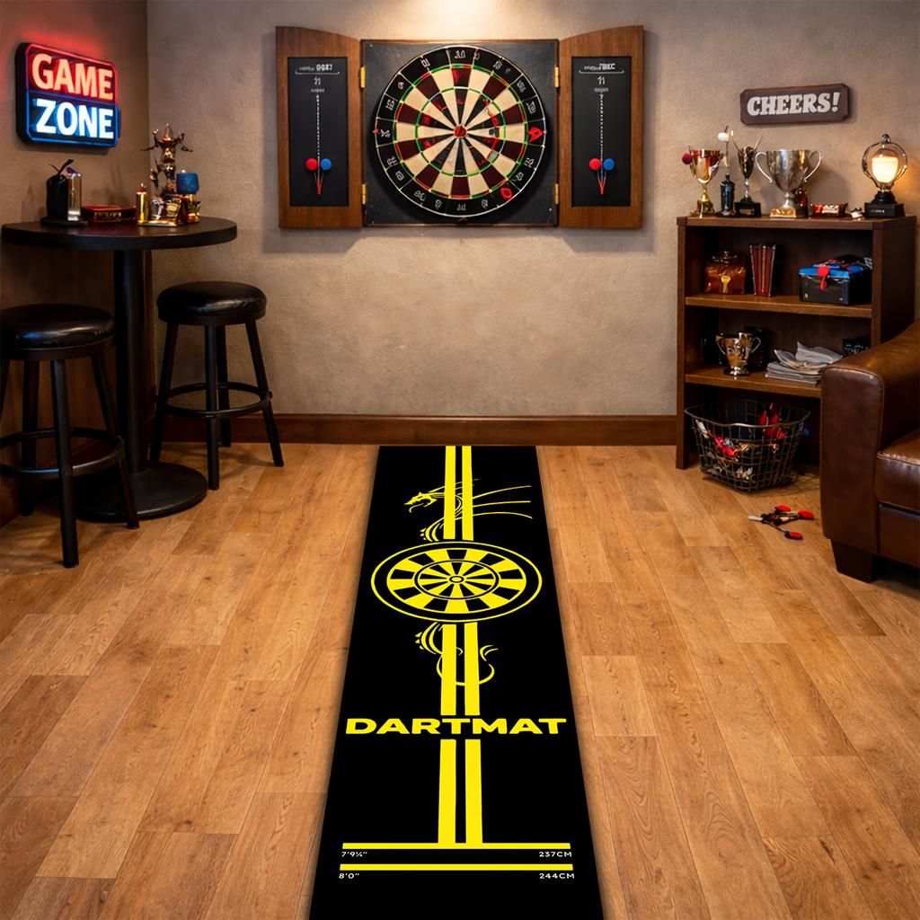 Anti Slip Dart Floor Mat, Wear-Resistant And Easy To Store Dart Carpet, Home Game Room, Bar, Indoor Sports Decoration