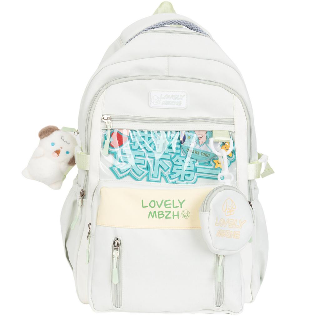 Japanese girl ins bag large capacity two-dimensional fashion backpack youth campus primary and secondary school student schoolbag