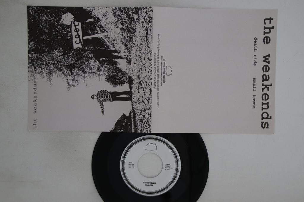 7inch Record WEAKENDS - Death Ride / Small Towns RHR034 ROB'S HOUSE 2008 US Rock Used