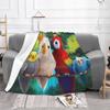 Birbs Super Warm Soft Blankets On Sofa/Bed/Travel Birds Parrot Cockatiel Macaw Finch Cute