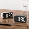 Sonic LED Digital Alarm Clock Plug-in Digital Clock Dual Alarm Sonic Temperature Clock 12/24H Simple Clock