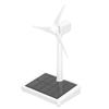 Children's Solar Windmill Kit Rotating Toy For Education 15.00X10.00X7.00CM 1Pcs