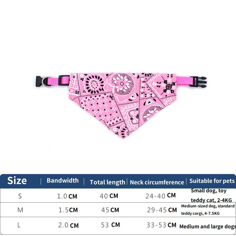Dog Cat Neck Decor Adjustable Triangular Bandage for Pet Washable Scarf Bandana Collar Bibs Cat Birthday Party Dress Up GWFD02