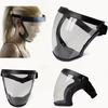 Full-Face Transparent Protection Mask with Adjustable Buckle - Reusable and Heat-Resistant Facial Shield for Safety In Work, Out