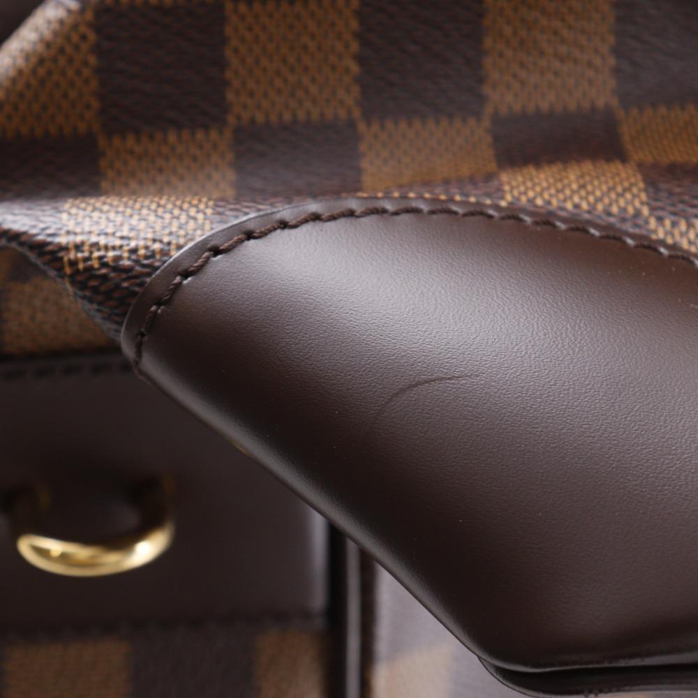 LOUIS VUITTON Vaslav Boston bag N41537 Brown Damier canvas unisex Used