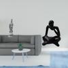 Guan Yin Abstract Thinker Stone Ornament Feng Shui Collection Chinese Female Buddha Sculpture