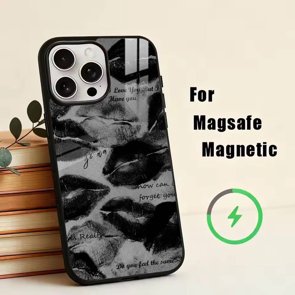 C-Cute Emo Goth Phone Case For iPhone17,16,15,14,13,12,11 Plus,Pro Magnetic with Magsafe Wireless Charging