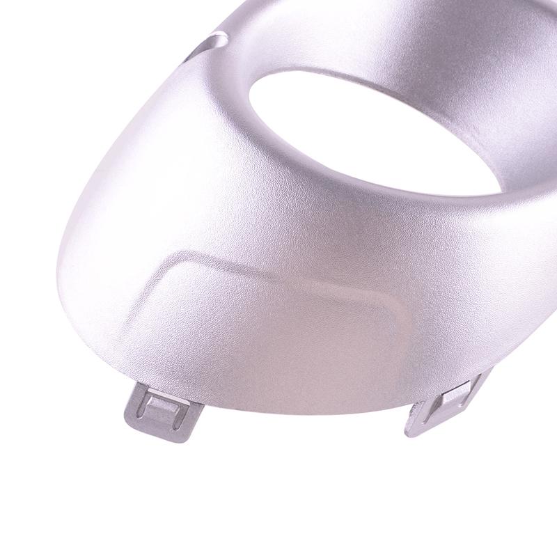 1 Pair Car Front Bumper Fog Light Bezel Cover Trim Fit For Mitsubishi Outlander ZJ ZK ZL 2012 2013 2014 2015 Silver ABS Plastic