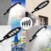 LED Solar Lights 3 Modes Outdoor Garden Street Light With Motion Sensor Waterproof Wall Light for Garage