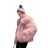 Fur Women's Clothing Imitation Beach Wool Lapel Collar Wool Jacket Winter New Fashion Loose Wool Top