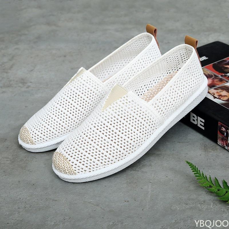 Mode Frühling Herbst neue lässige einfache atmungsaktive flache Schuhe mit runder Zehenpartie weicher Sohle für tägliches Pendeln ohne Ermüdung Einzelner Schuh