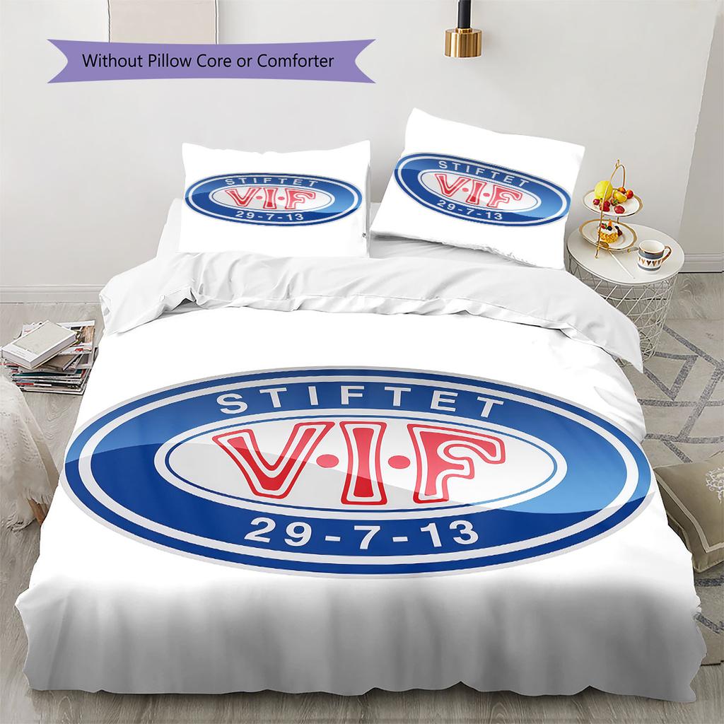 Vålerenga Bedding Quilt Set Quilt Cover Pillowcase Home Decoration Birthday Gift (1 * duvet cover + 2 * pillowcase, without core)