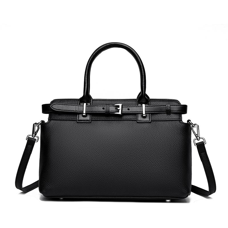 Luxury Large Capacity Cowhide Women's Capacity Shoulder Bag Retro Genuine Leather Female Handbags Purses Designer Women Tote Bag