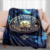 Fc Crest Design Printed Throws Blanket Soft Flannel Blankets for Couch Bed Gifts for Men Women Picnic blanket Christmas gifts
