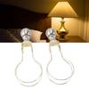 2pcs Lamp Bulb Clip Adapter Modern Stylish Metal Lampshade Holder Adapter Clip On Lampshade Adapter for Living Room Bedroom