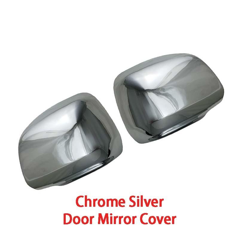 Car Decoration Door Mirror Cover For Toyota NOAH/VOXY 60 65 Series 1998-2006 Carbon Fiber Chrome Silver Accessories