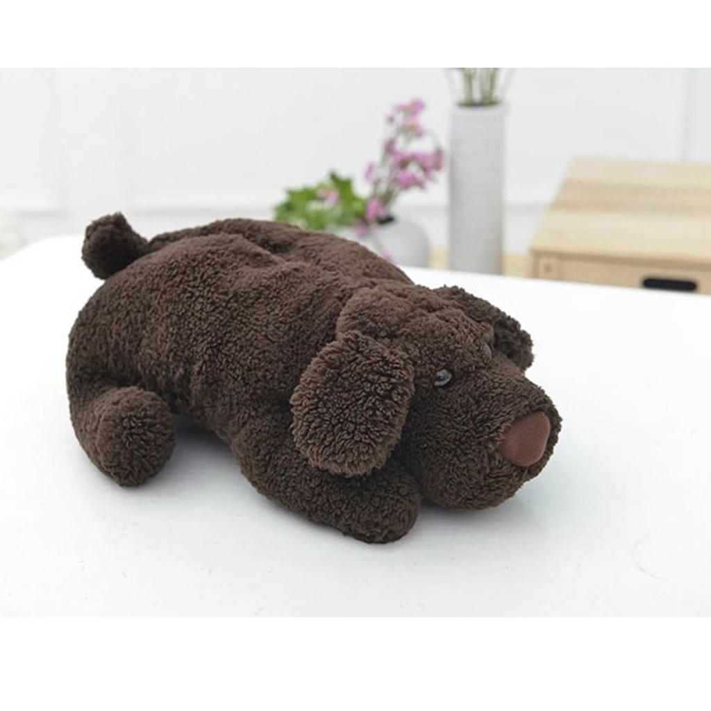 Plush Pooch Tissue Box Cover Car Holder Organizer Home Decor