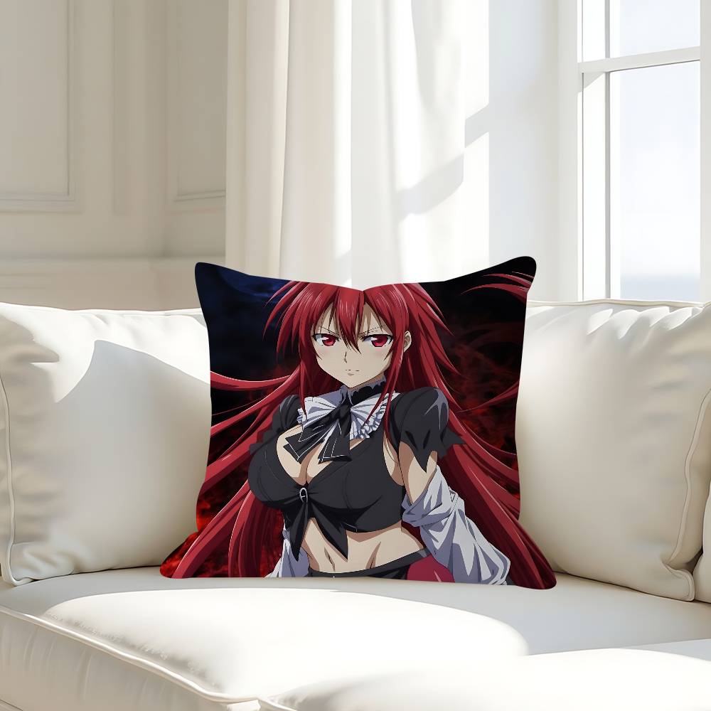 Аниме H-High School DxD Наволочка Съемный Моющийся Чехол для Подушки – Всесезонный Мягкий Лен 16x16Inch