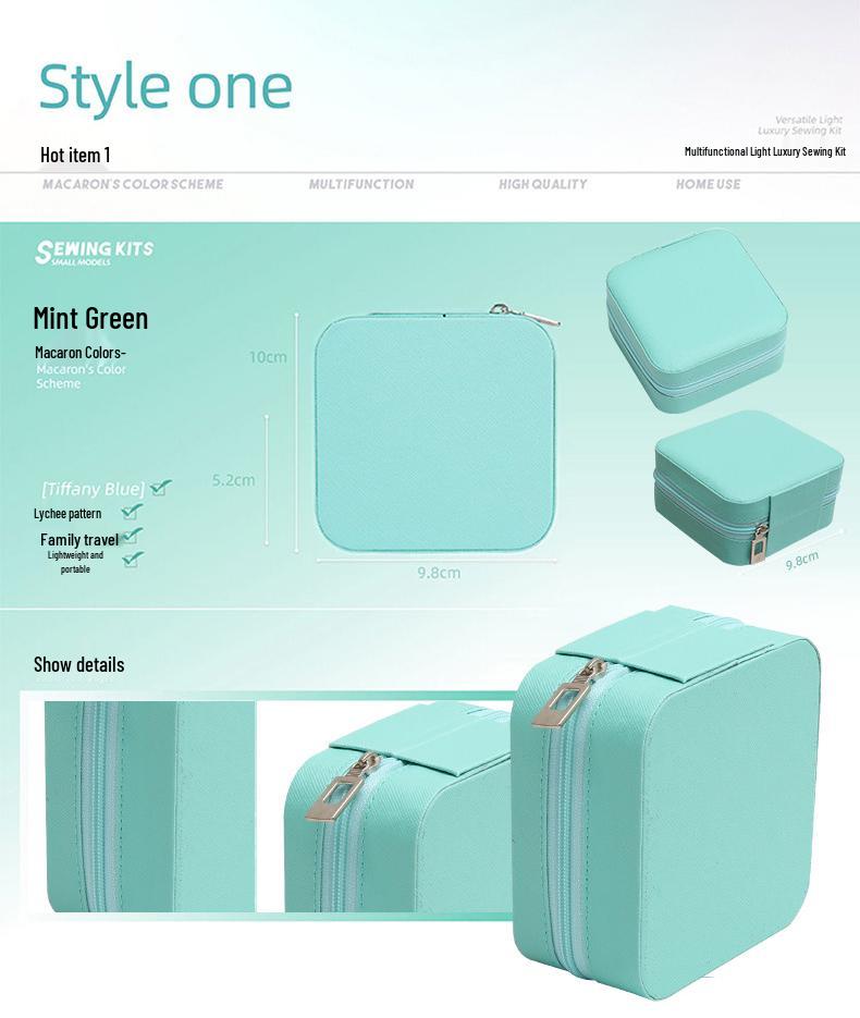 High-Quality Portable Sewing Kit: Needle and Thread Box for Home, Dorm, or Wedding Sewing Needs.