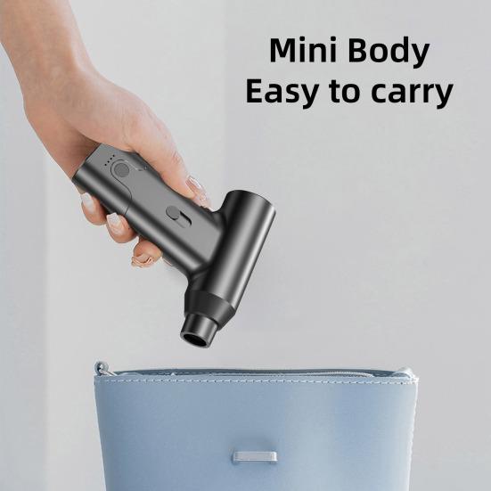 Elektrický prachovka 110000 ot/min Vysokorychlostní Nastavitelný Kompaktní design Přenosný Dobíjecí Vzduchový foukač Vysavač