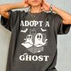 Adopt a Ghost - Ghost Halloween Comfort Colors Shirt, Funny Ghost T-shirt Halloween, Cute Trick Or Treat T Shirt, Retro Spooky Season Tee