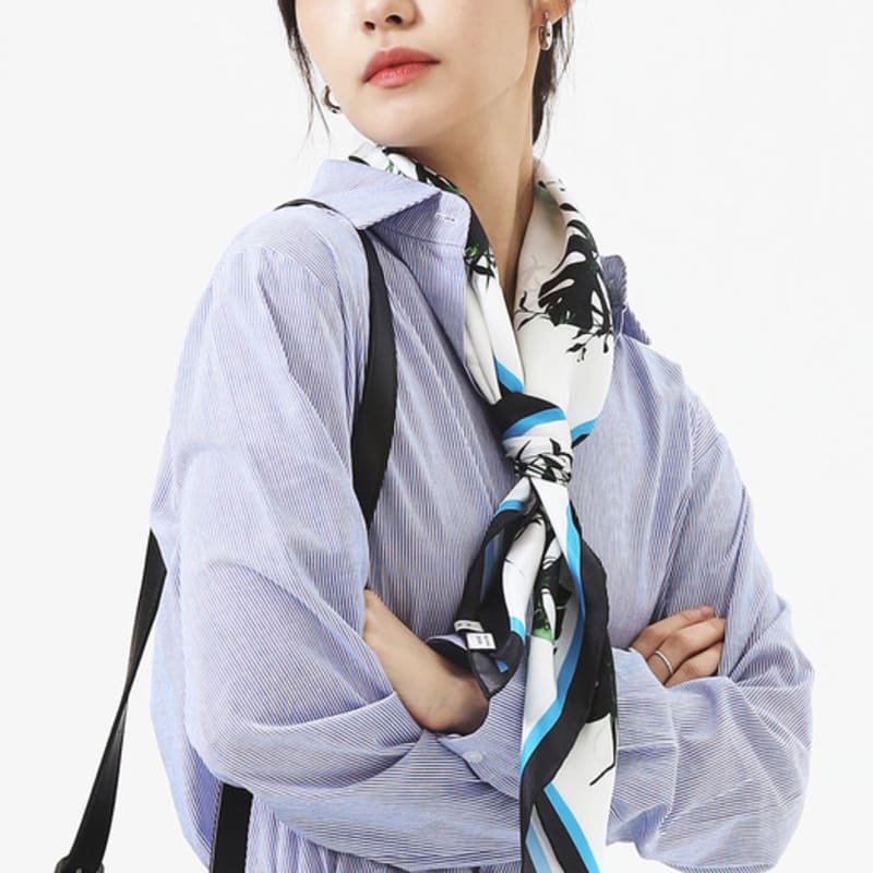 ONSZ Moon Garden Silk Scarf