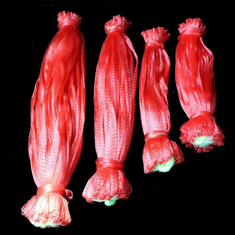 100pcs Watermelon Hammock Durable Heavy Duty Hanging Mesh Bag for Garden Fruits Vegetables Melon Net with Drawstring