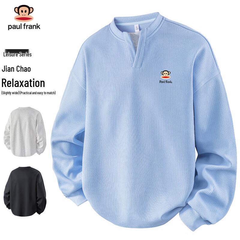 

Paul Frank Men s 2025 Autumn V-Neck Pullover Hoodie 2XL