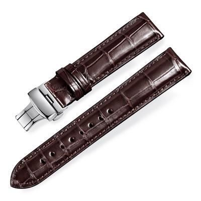 Curea de ceas Moran din piele naturală, cataramă D, 18mm 19mm 20mm 21mm 22mm 23mm 24mm, curea de piele, curea de ceas, curea din bambus, de schimb, bărbați și femei