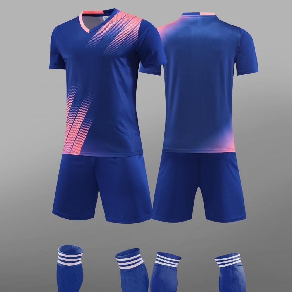 Football Uniform Short Sleeve Suit Teenager Primary School Student Children'S Competition Team Sports Short Sleeve Jersey Casual Sportswear